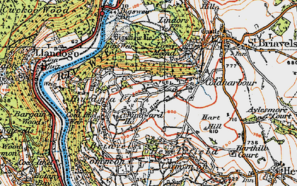 Old map of Hudnalls in 1919