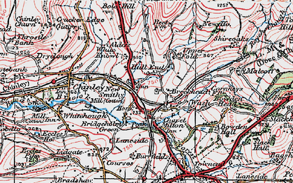 Old map of Breckhead in 1923