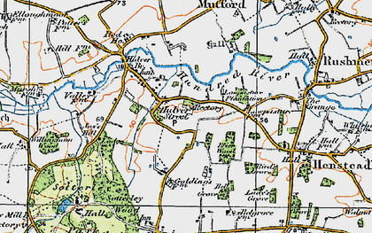 Old map of Brier Wood in 1921