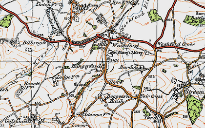 Old map of Bardon in 1919