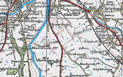 Old map of Grange, The in 1924