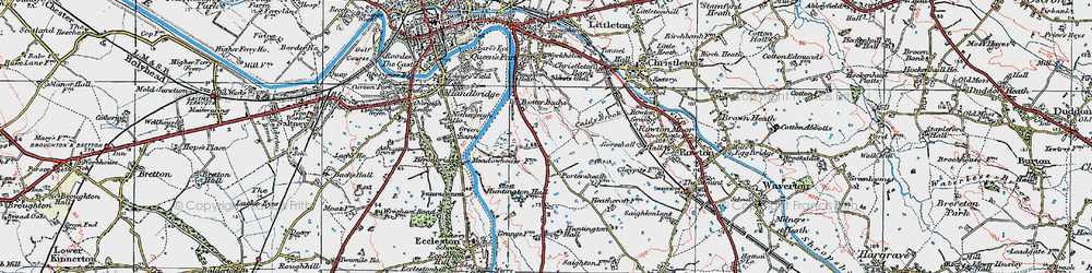 Old map of Grange, The in 1924