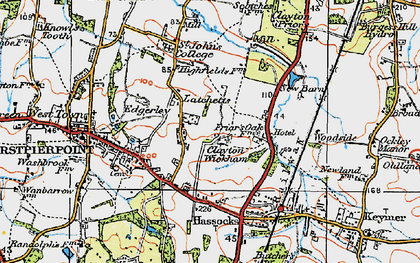 Old map of Woodside Kennels in 1920