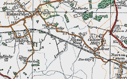 Old map of Darkley in 1920