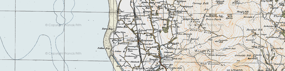 Old map of Hycemoor in 1925