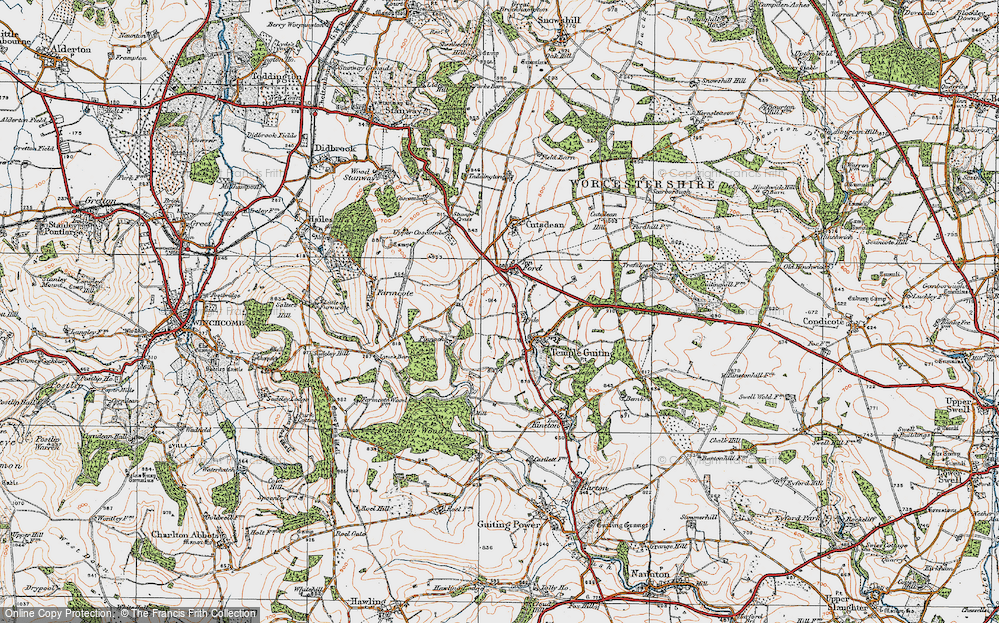 Old Map of Hyde, 1919 in 1919
