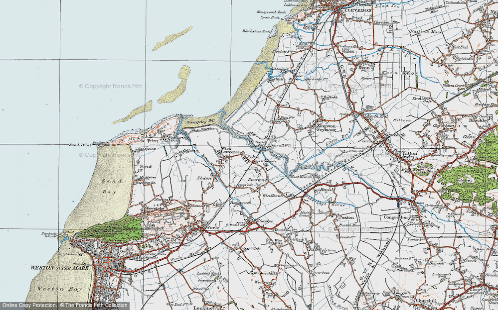 Old Map of Icelton, 1919 in 1919