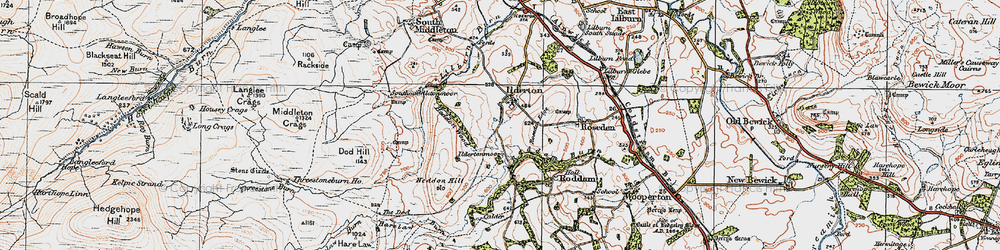 Old map of Ilderton in 1926