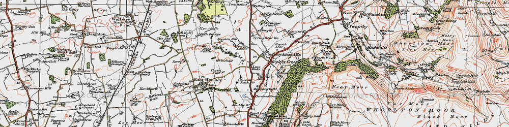 Old map of Trenholme Bar in 1925