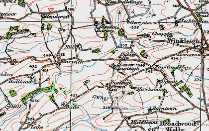 Old map of Ingleigh Green in 1919