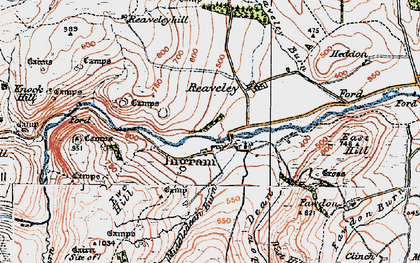 Old map of Ingram in 1926