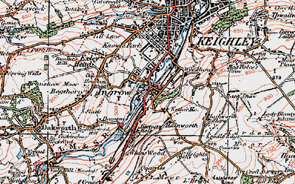 Old map of Ingrow in 1925