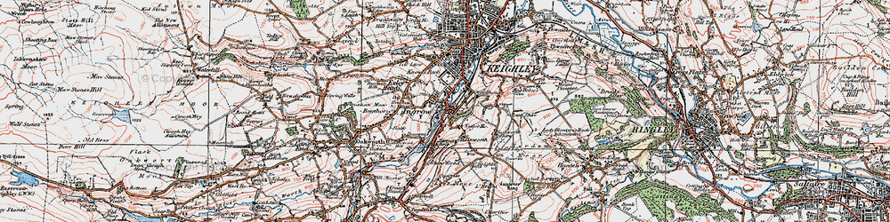Old map of Ingrow in 1925
