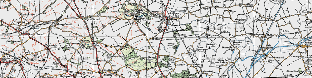 Old map of Instoneville in 1923