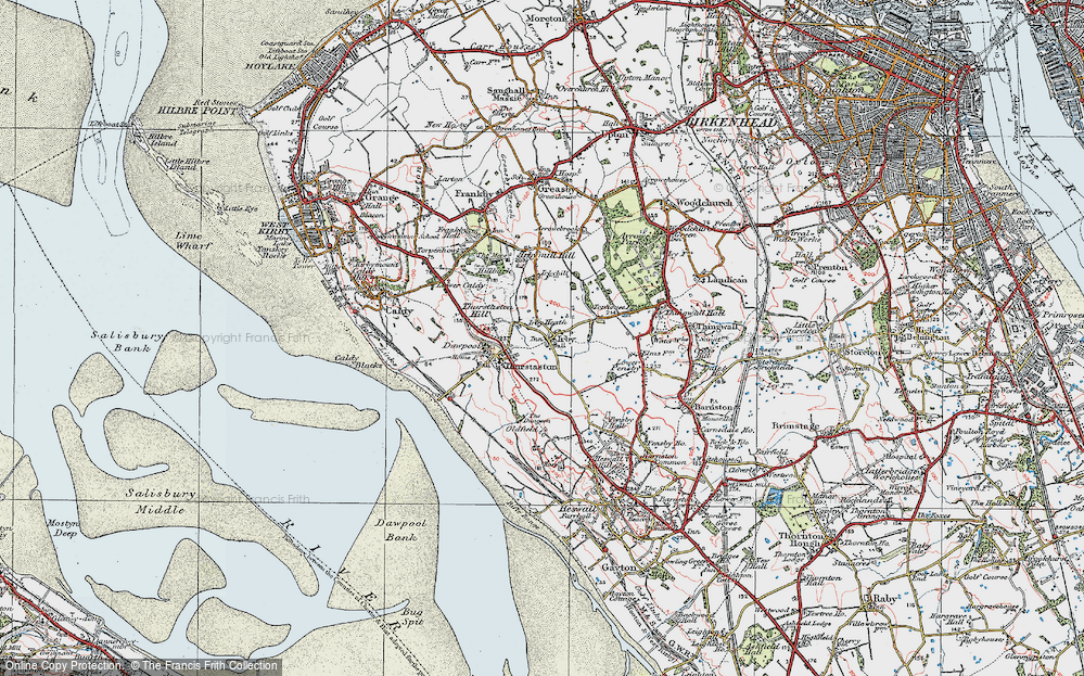 Old Map of Irby, 1924 in 1924