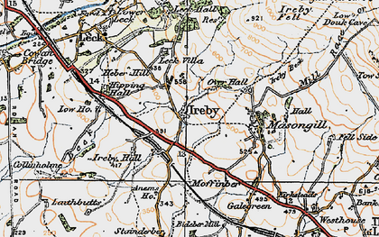 Old map of Anems Ho in 1925