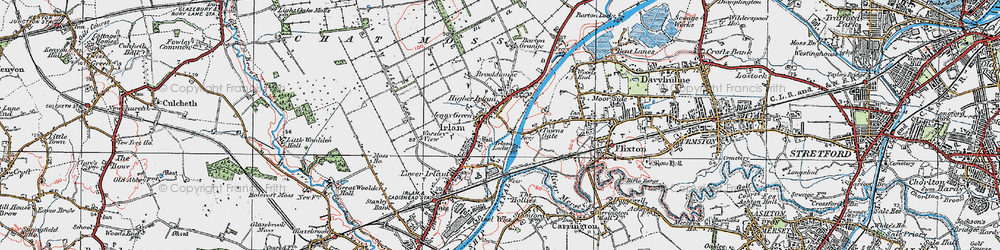 Old map of Larkhill in 1924