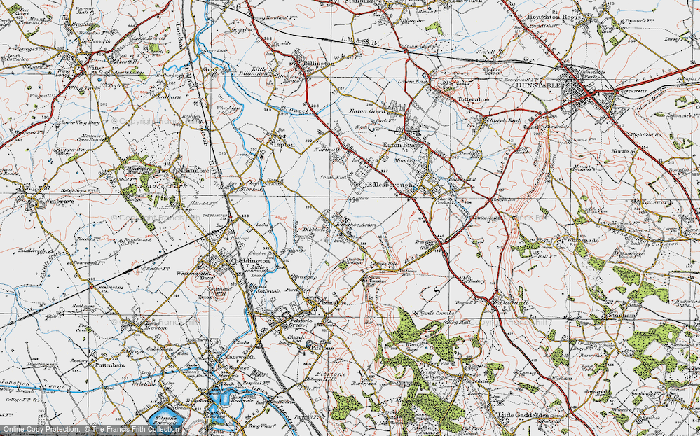 Old Map of Ivinghoe Aston, 1920 in 1920