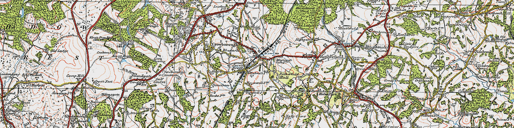 Old map of Jarvis Brook in 1920