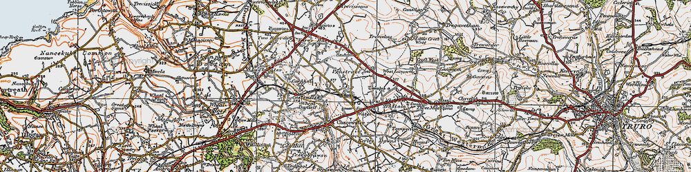 Old map of Jolly's Bottom in 1919