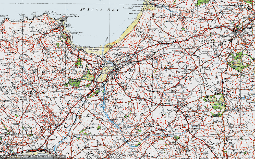 Old Map of Joppa, 1919 in 1919