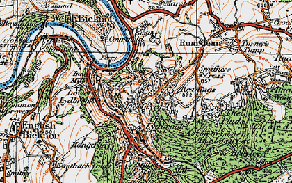 Old map of Joy's Green in 1919