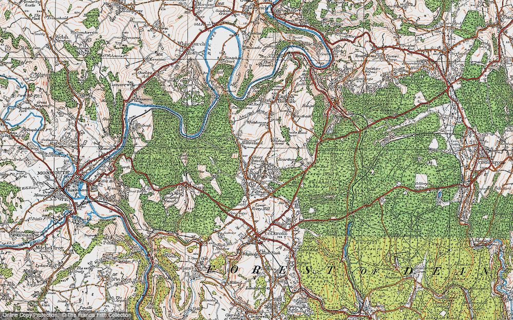 Old Map of Joyford, 1919 in 1919