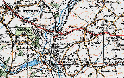 Old map of Jubilee in 1921