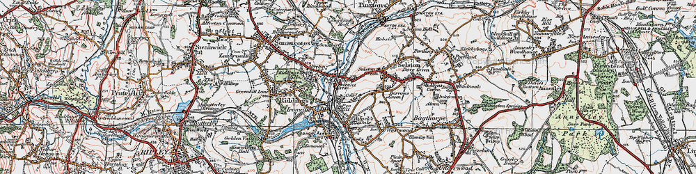 Old map of Jubilee in 1921