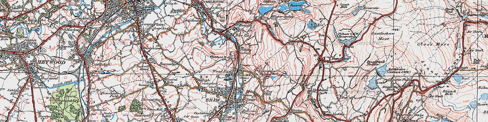 Old map of Jubilee in 1924