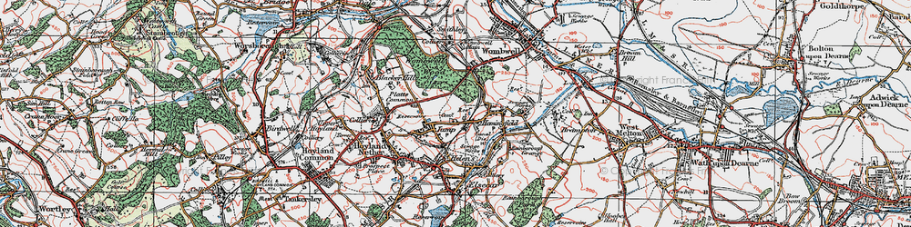 Old map of Jump in 1924