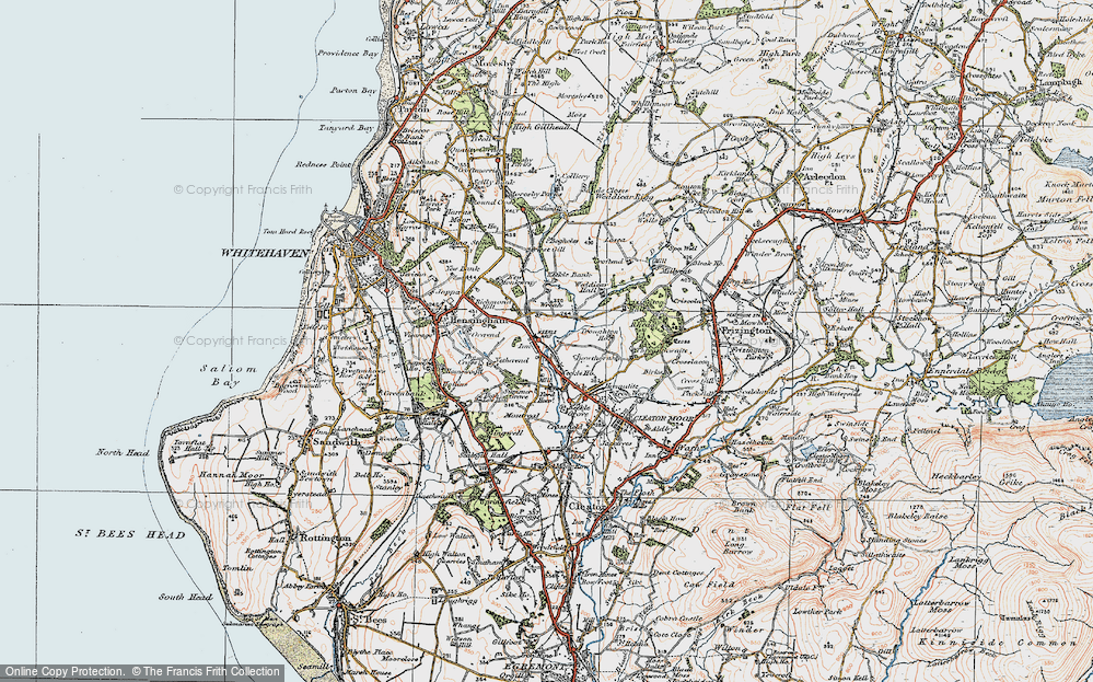 Old Map of Keekle, 1925 in 1925
