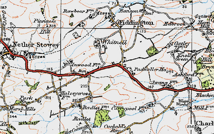 Old map of Keenthorne in 1919