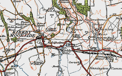 Old map of Keldholme in 1925