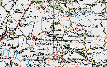 Old map of Kemincham in 1923