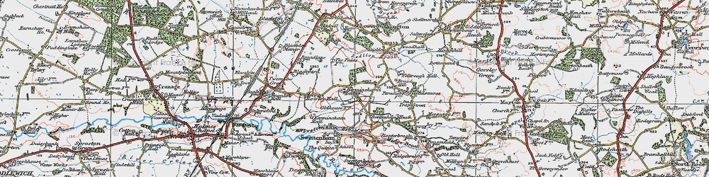 Old map of Kemincham in 1923