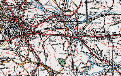 Old map of Kendray in 1924