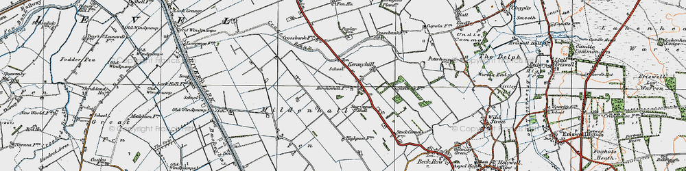 Old map of Tree Fm in 1920