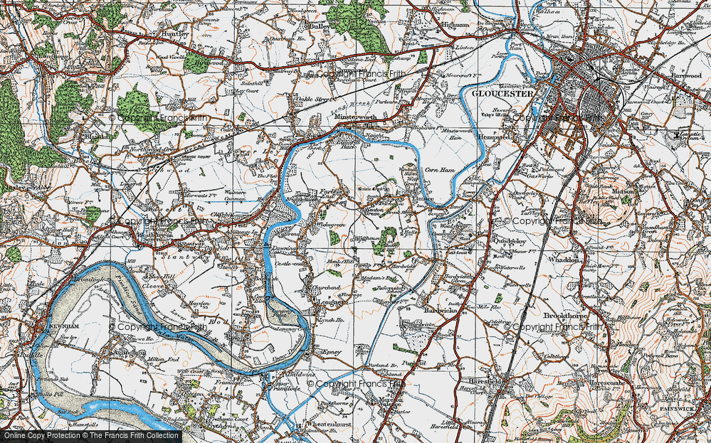 Old Map of Kenton Green, 1919 in 1919