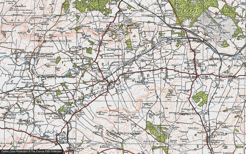 Old Map of Kepnal, 1919 in 1919