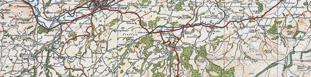 Old map of Kerry in 1920