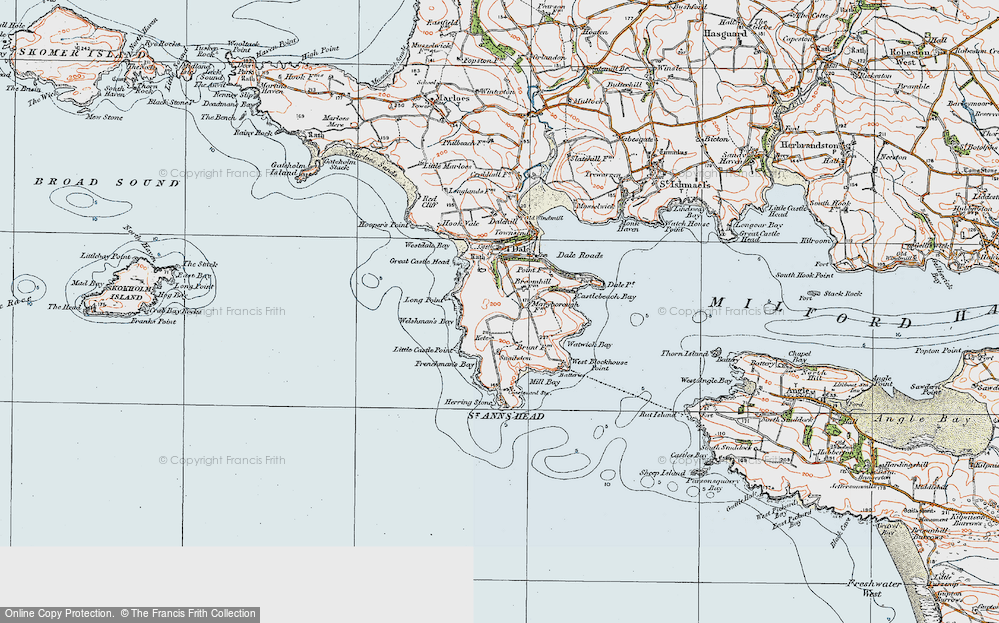 Old Map of Kete, 1922 in 1922