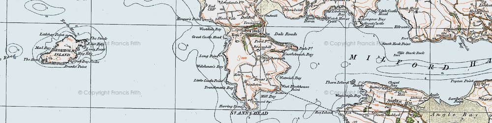 Old map of Kete in 1922