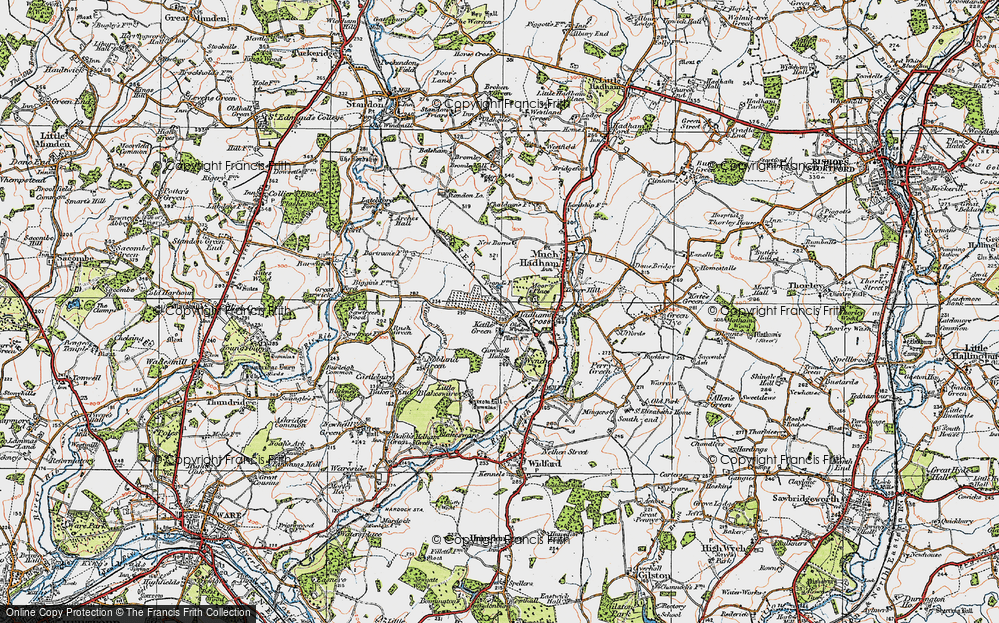 Old Map of Kettle Green, 1919 in 1919