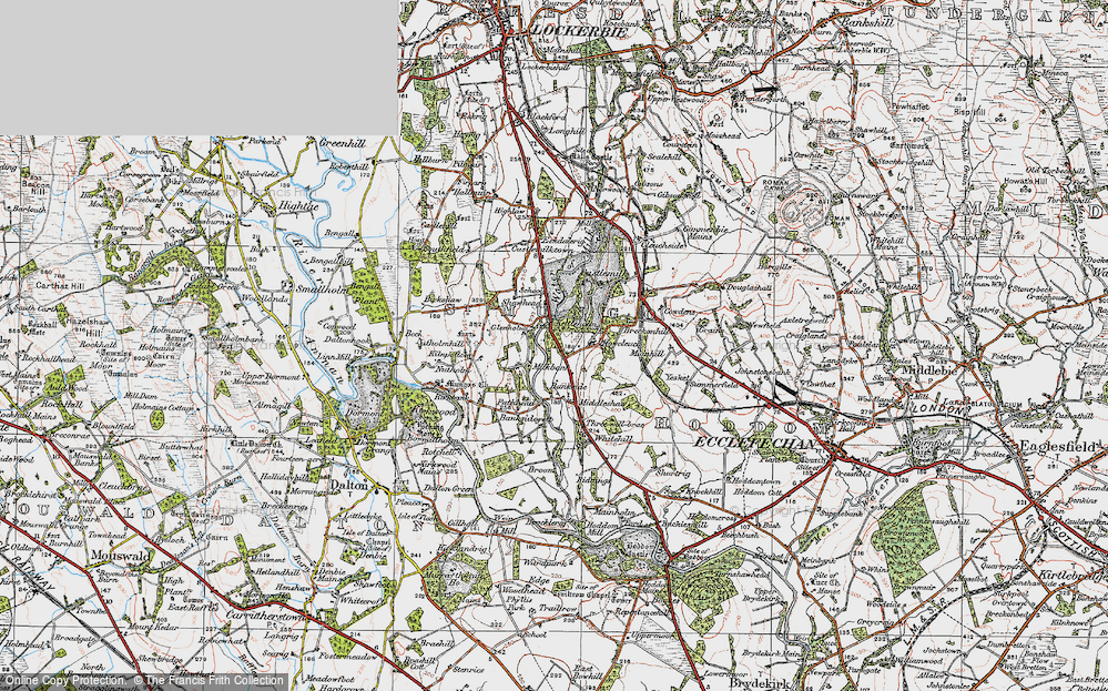 Old Map of Kettleholm, 1925 in 1925