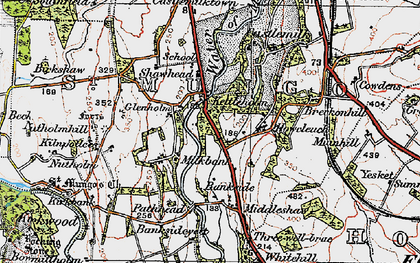 Old map of Breckonhill in 1925