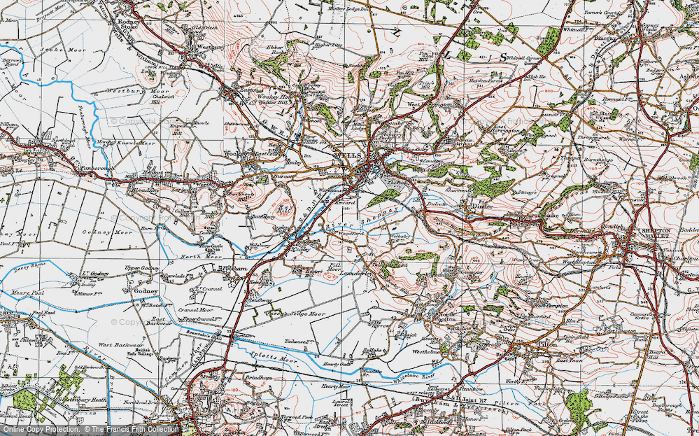 Old Map of Keward, 1919 in 1919
