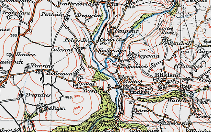 Old map of Keybridge in 1919