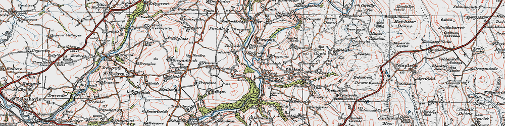 Old map of Keybridge in 1919