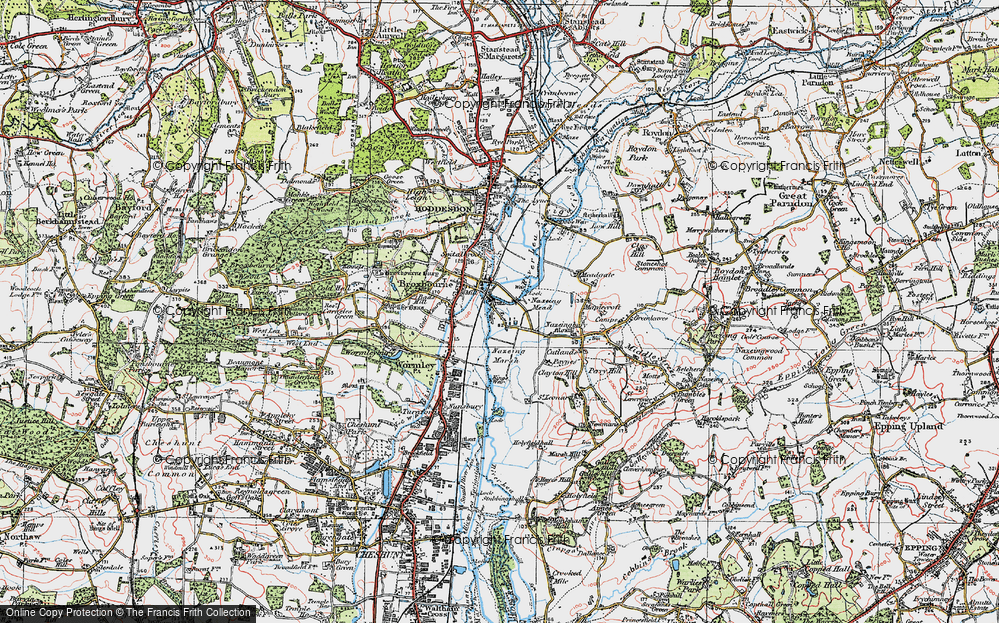 Old Map of Keysers Estate, 1919 in 1919